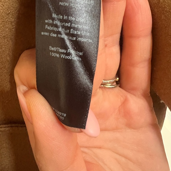 Rag & Bone Tan Blazer with Button Detail, slade wool - Picture 4 of 9